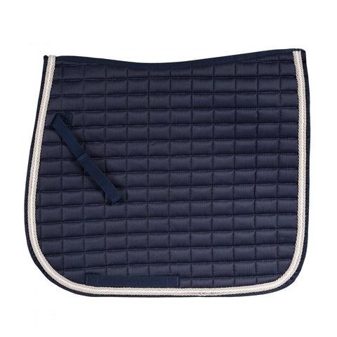 Navy english saddle pad