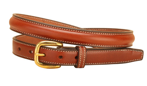Tory Leather 3/4" Raised Leather Belt