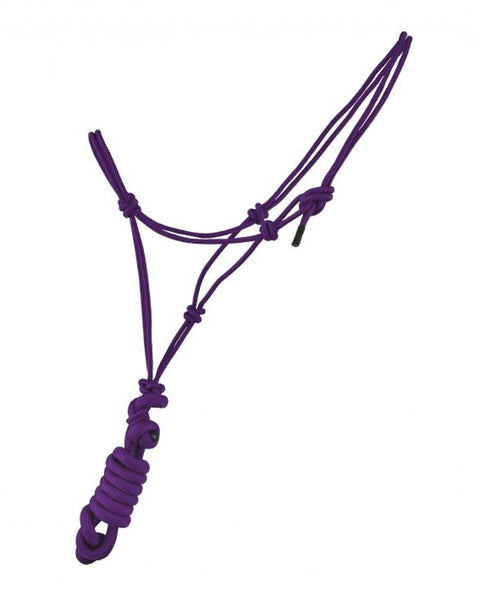 Showman® Medium/Large Pony Size Cowboy Knot Halter with Lead