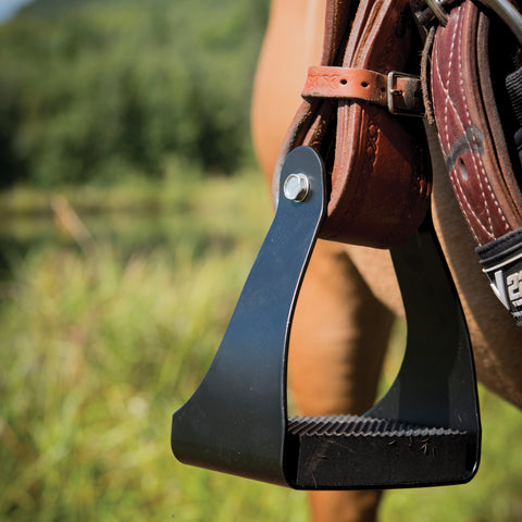 Equi-Sky 4" Aluminum Coated Trail Stirrups