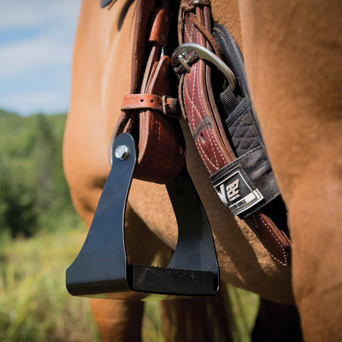 Equi-Sky 4" Aluminum Coated Trail Stirrups