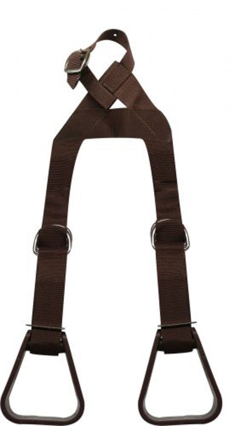 Showman® Heavy-Duty Nylon Adjustable Buddy Stirrups