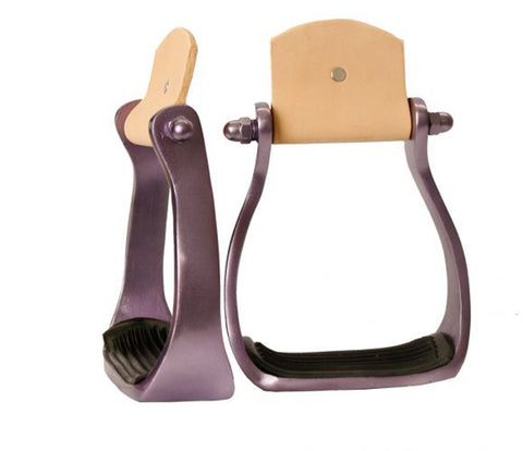 Showman® Color-Coated Aluminum Western Stirrups
