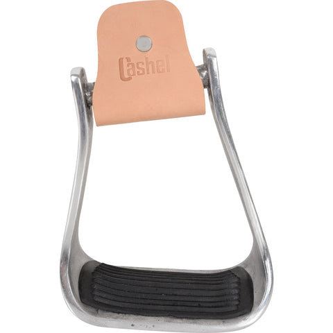 Cashel® Aluminum Engraved Slanted Stirrup - 21/2" Deep