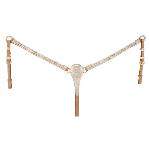 Royal King Show Breastcollar with Silver Ferrules