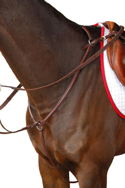 Exselle Elite Plain Raised Breastplate with Attachments, Oversize