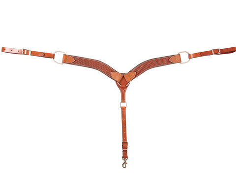 Cashel® Basket Tooled Breastcollar - 2"