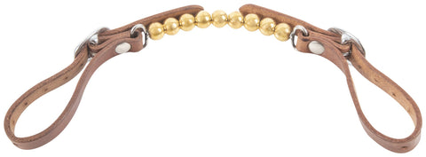 Martin Saddlery® Brass Ball Curb Strap