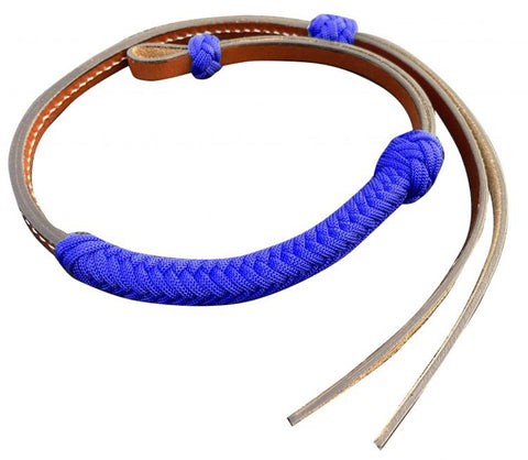 Showman® Medium Leather Over & Under Whip with Nylon-Wrapped Accent