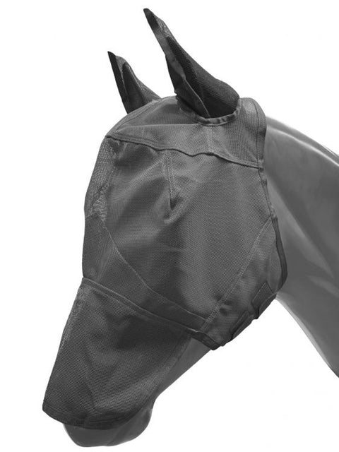 Showman® Long Nose Mesh Rip-Resistant Fly Mask with Ears
