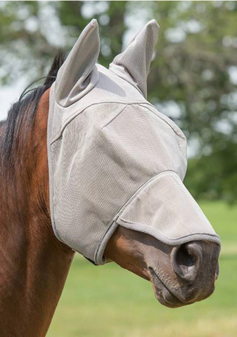 Weaver Leather® Covered Ear & Nose Fly Mask with Xtended Life Closure System