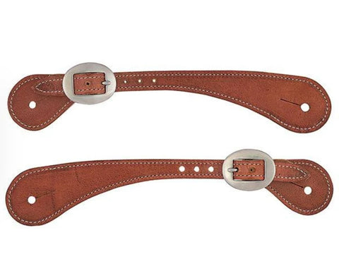 Weaver Leather® Men’s Shaped Harness Leather Western Spur Straps
