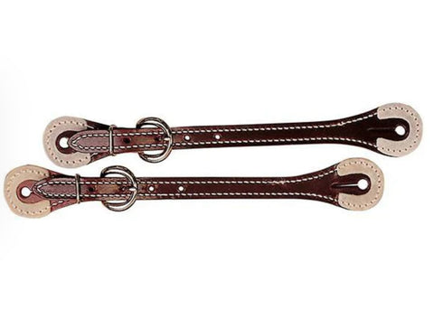 Weaver Leather® Western Spur Straps with Rawhide Corners