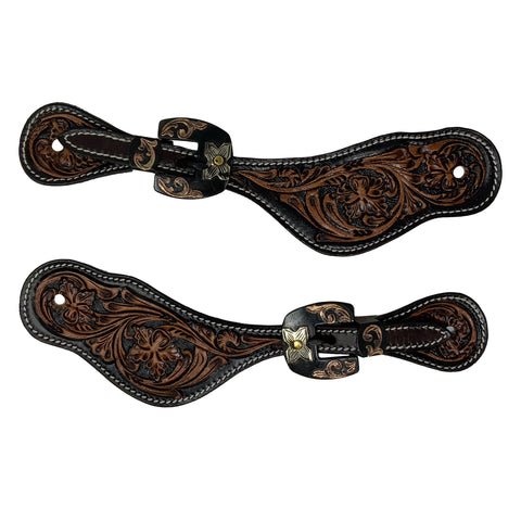 Showman® Men’s Prairie Rose Spur Straps