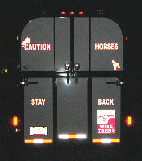Caution Horses Sign