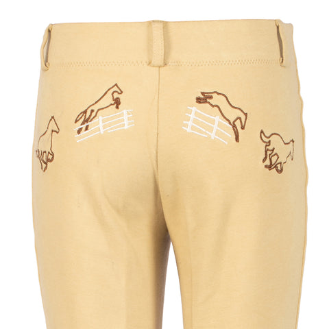TuffRider® Children’s Cotton Embroidered Pull-On Jods
