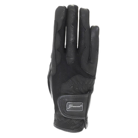 Grewal Equestrian™ Elizabeth Genuine Goat Leather Riding Gloves with Touchscreen Capability