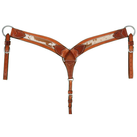 Tough1® Shaped Breastcollar with Spotted Hair Overlay
