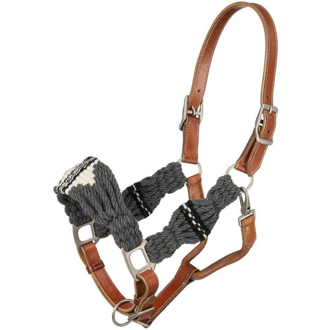 Tough1® Wool String Leather Halter