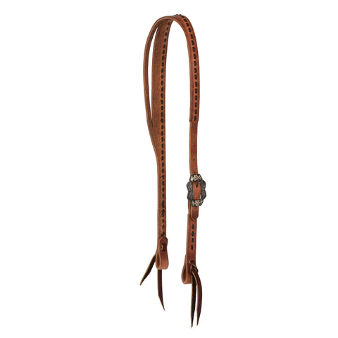 Weaver Leather® Buckstitch Split Ear Headstall, Hermann Oak® Russet, Dawn Collection