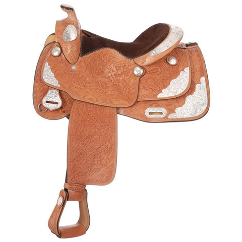 Silver Royal Classic Oak Silver Show Saddle