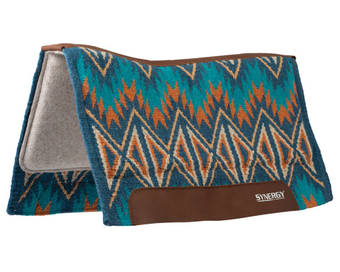 Weaver Leather® Synergy® Contoured Performance Saddle Pad with Merino Fleece