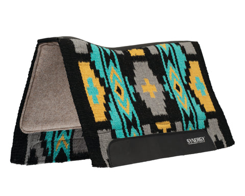 Weaver Leather® Synergy® Contoured Performance Saddle Pad with Merino Fleece