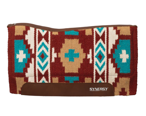 Weaver Leather® Synergy® Contoured Performance Saddle Pad with Merino Fleece