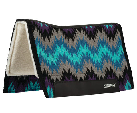 Weaver Leather® Synergy® Contoured Performance Saddle Pad with Merino Fleece