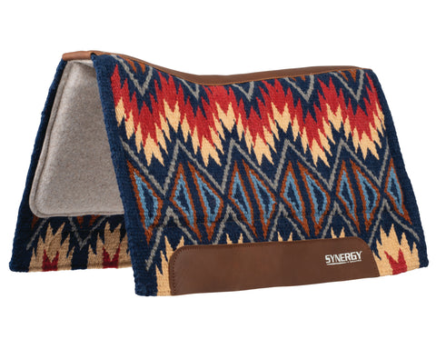 Weaver Leather® Synergy® Contoured Performance Saddle Pad with Merino Fleece