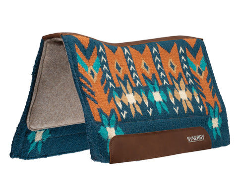 Weaver Leather® Synergy® Contoured Performance Saddle Pad with Merino Fleece