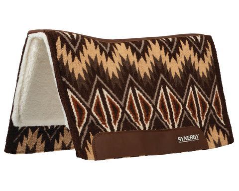 Weaver Leather® Synergy® Contoured Performance Saddle Pad with Merino Fleece