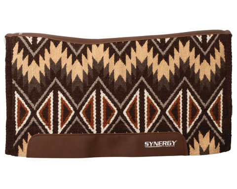 Weaver Leather® Synergy® Contoured Performance Saddle Pad with Merino Fleece