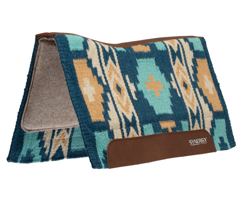 Weaver Leather® Synergy® Contoured Performance Saddle Pad with Merino Fleece