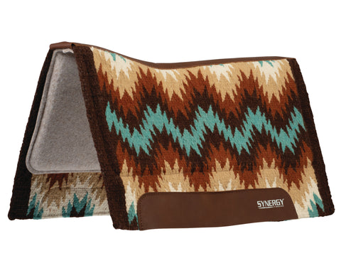 Weaver Leather® Synergy® Contoured Performance Saddle Pad with Merino Fleece