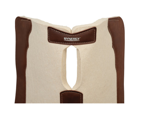 Weaver Leather® Synergy® Deep Contour Steam-Pressed 100% Merino Wool Felt Performance Saddle Pad, 1"