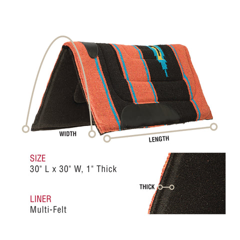 Economy Felt Lined Navajo Saddle Pad