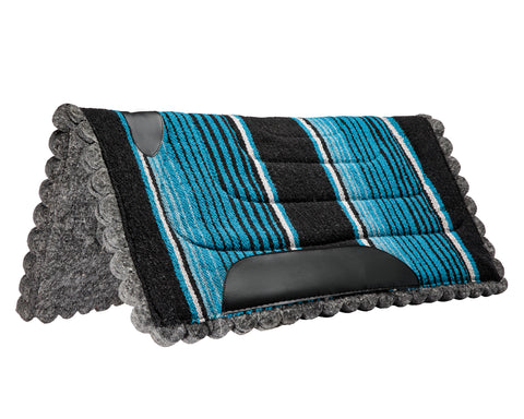 Economy Scalloped Felt-Lined Navajo Saddle Pad