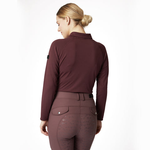 Horze Ladies’ Tiana Long Sleeve Polo Shirt