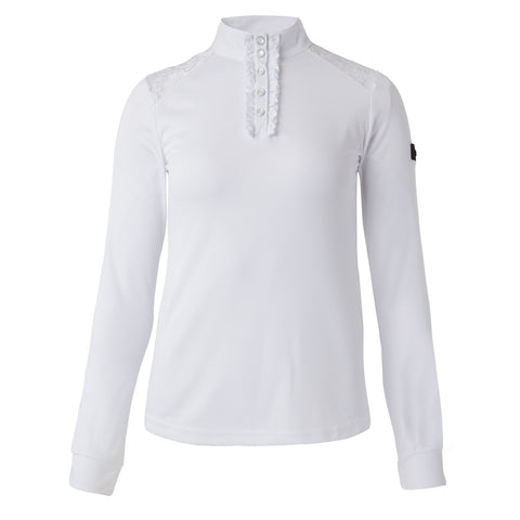Horze Ladies’ Sianna Long Sleeve Lace Show & Training Shirt