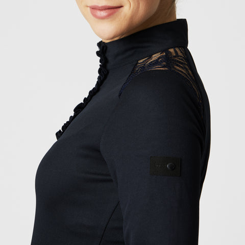 Horze Ladies’ Sianna Long Sleeve Lace Show & Training Shirt