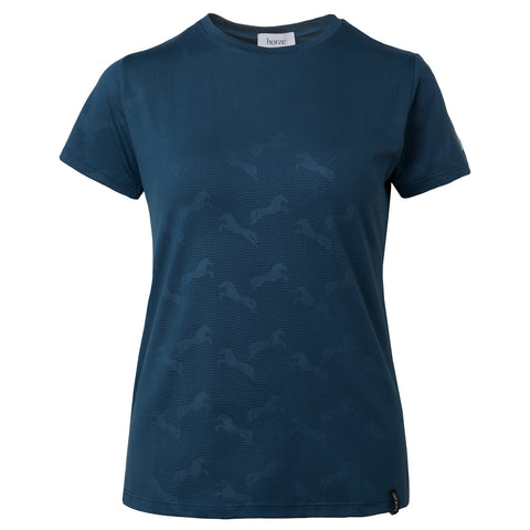 Horze Ladies’ Nina Horse Print Technical Tee