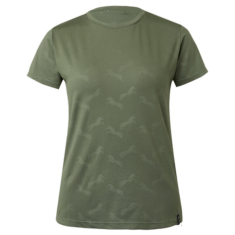 Horze Ladies’ Nina Horse Print Technical Tee