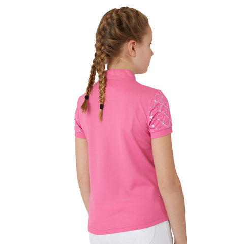 Horze Kids’ Fia Short Sleeve Training & Show Shirt