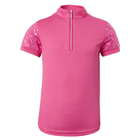 Horze Kids’ Fia Short Sleeve Training & Show Shirt