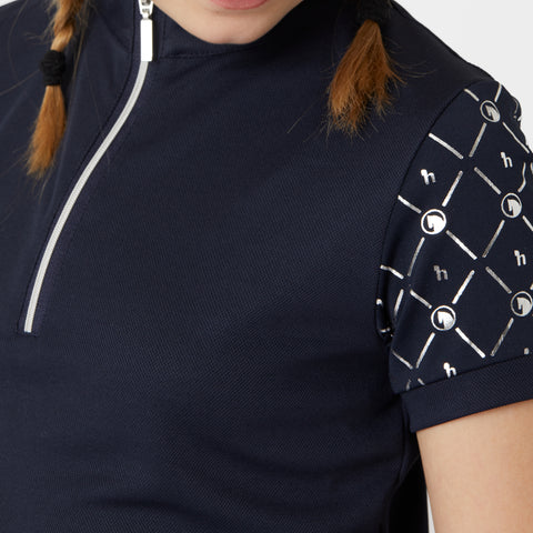 Horze Kids’ Fia Short Sleeve Training & Show Shirt