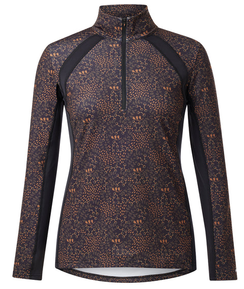 Kerrits® Ladies’ Rail Side Quarter-Zip Tech Top