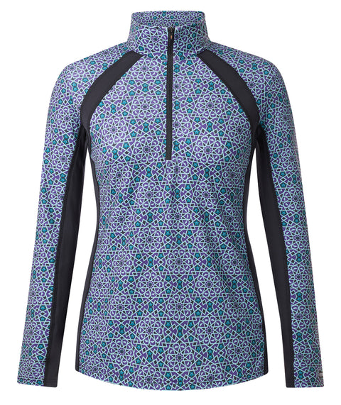 Kerrits® Ladies’ Rail Side Quarter-Zip Tech Top