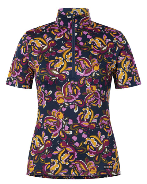Kerrits® Ladies’ Summer Ride IceFil® Print Short Sleeve Shirt