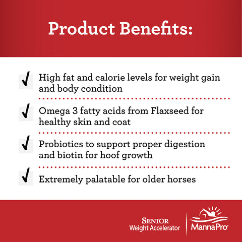 Manna Pro® Senior Weight Accelerator